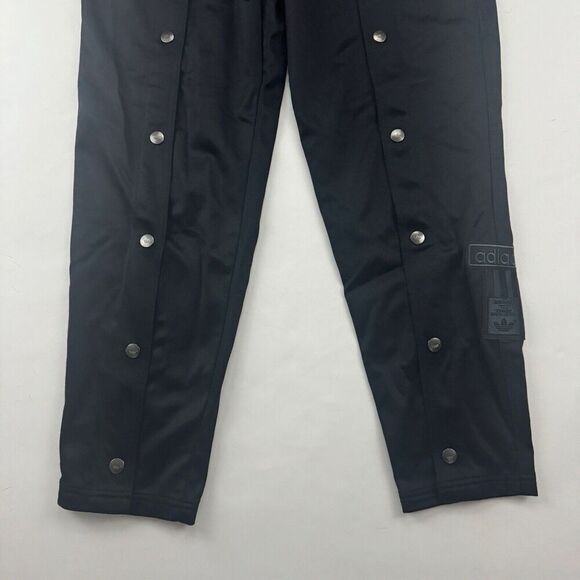 NWT Adidas Women’s Club Adibreak Black Snap Leg Track Pants Activewear Size 4 - Picture 4 of 14